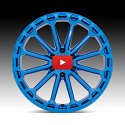 Black Rhino Kaizen Dearborn Blue Custom Truck Wheels 5